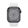 Умные часы Apple Watch Series 8 41 мм Midnight Aluminum Case with White Sport Band